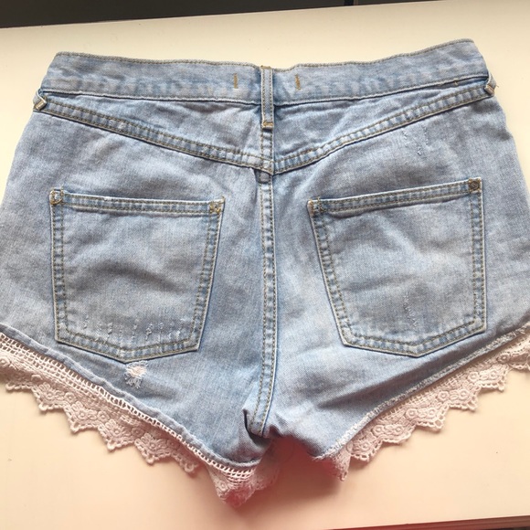 Free People Jean Shorts - Picture 2 of 2